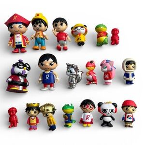 Ryan's World Toys - Racer Ryan, Gummy Gator, Lot of 19 Figures